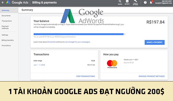 Chạy bùng quảng cáo google ads đơn giản