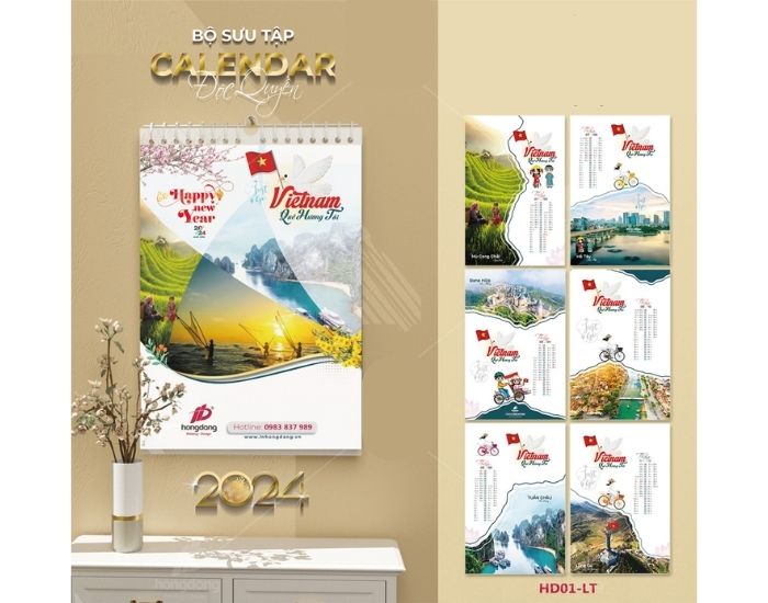 In Lịch độc Quyền Giá Rẻ Thiết Kế ấn Tượng 2025