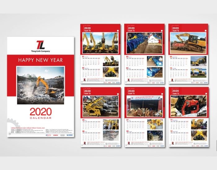 In Lịch độc Quyền Giá Rẻ Thiết Kế ấn Tượng 2025