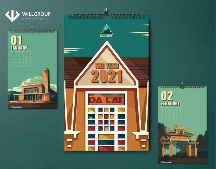 In Lịch Treo Tường Theo Yêu Cầu đẹp Uy Tín Tại Tp Hcm