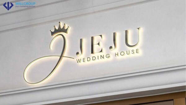 bảng hiệu của Jeju wedding house