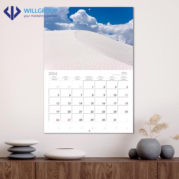 Giá lịch treo tường 13 tờ