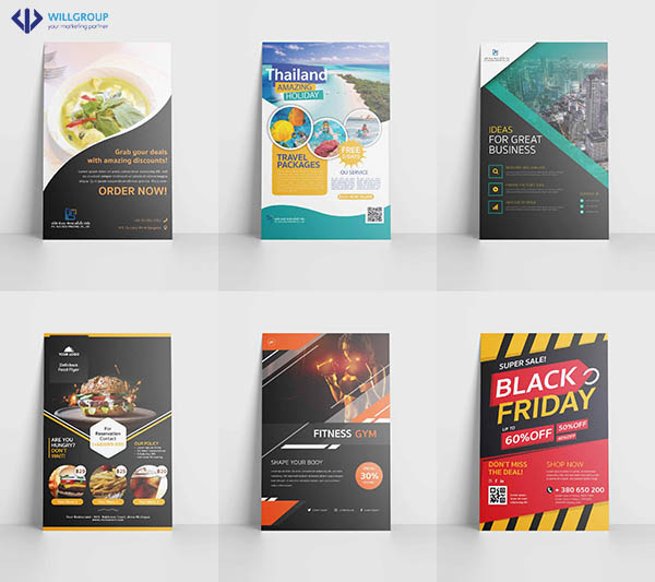 6 tờ rơi sản phẩm đẹp