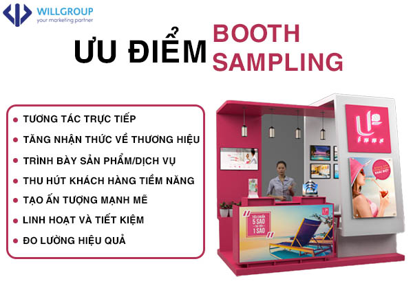 7 ưu điểm của booth sampling