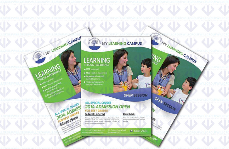 Tờ rơi chiến dịch quảng cáo trung tâm tiếng anh