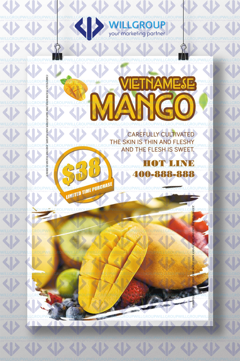 báo giá in poster quảng cáo 1