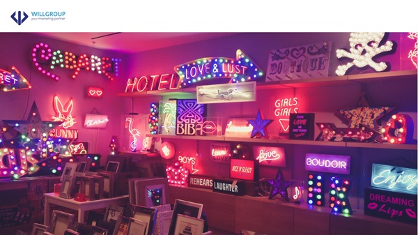 bảng hiệu đèn LED dùng để trang trí