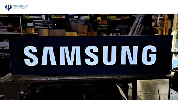 Bảng hiệu đèn LED của Samsung