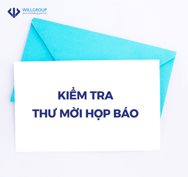 Bước 4: Kiểm tra thư mời 