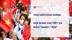 Thư mời khai giảng: Nội dung chi tiết và mẫu "sang" "xịn"