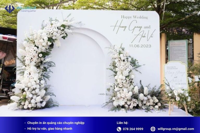Thiết kế và thi công backdrop sân khấu đẹp trọn gói