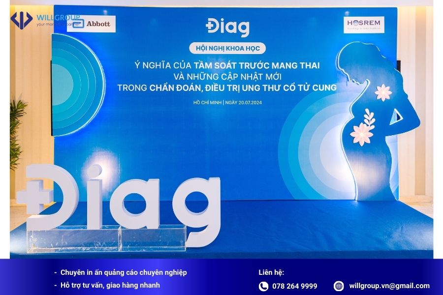 Backdrop sân khấu hội nghị khoa học