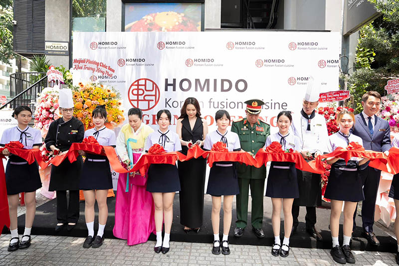Tổ chức lễ khai trương nhà hàng quán ăn hàn quốc Homido