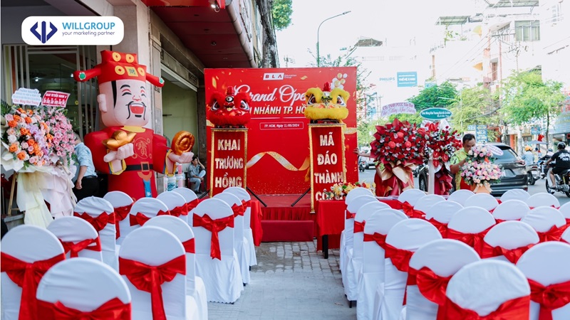 sự kiện khai trương chi nhánh BLA